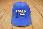 Vintage 1990s Dale Tile Snap Back Rope Hat