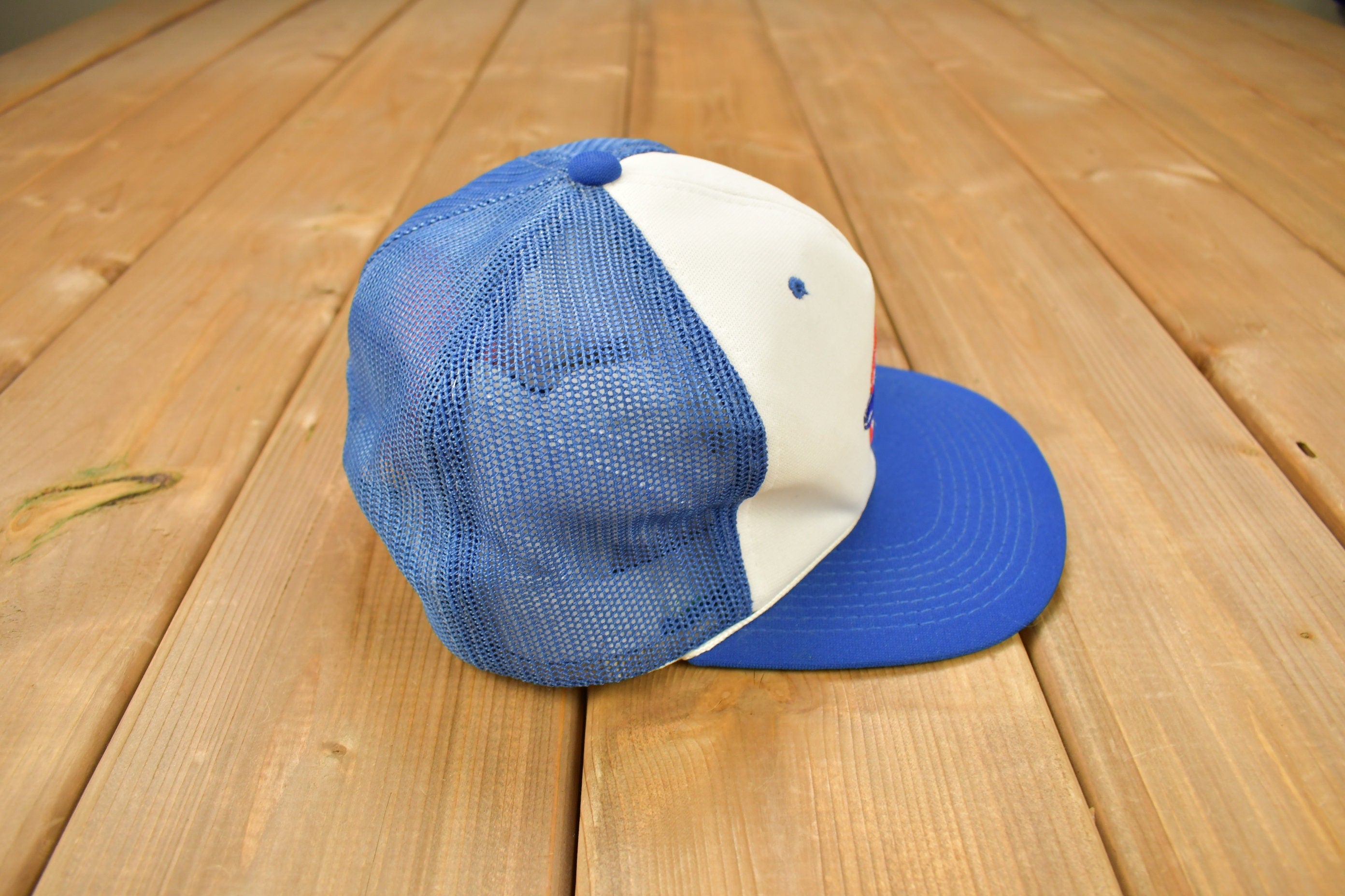 Vintage 1990s Toronto Blue Jays MLB Mesh Snap Back Hat