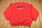 Vintage 1990s Chicago Bulls NBA Logo 7 Heavyweight Crewneck Sweatshirt