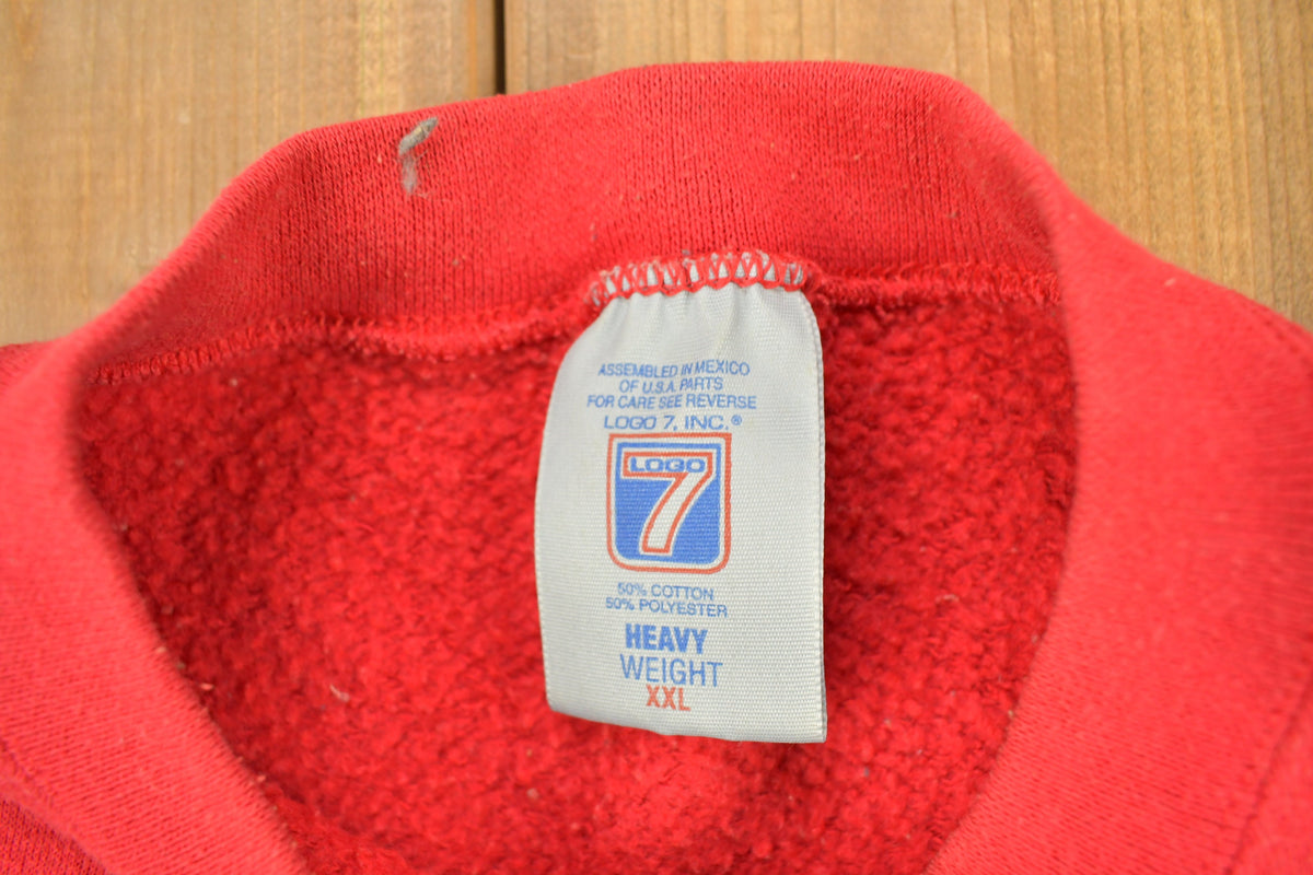 Vintage 1990s Chicago Bulls NBA Logo 7 Heavyweight Crewneck Sweatshirt