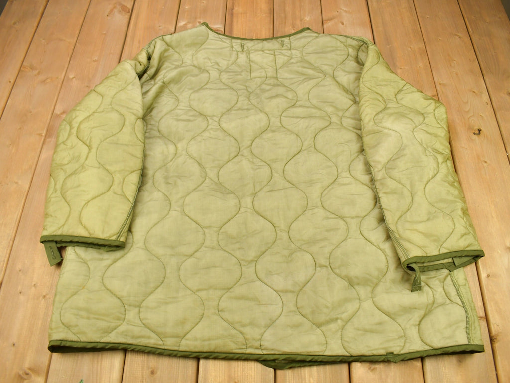 Vintage 1973 U.S. M65 Military Jacket Liner Size L