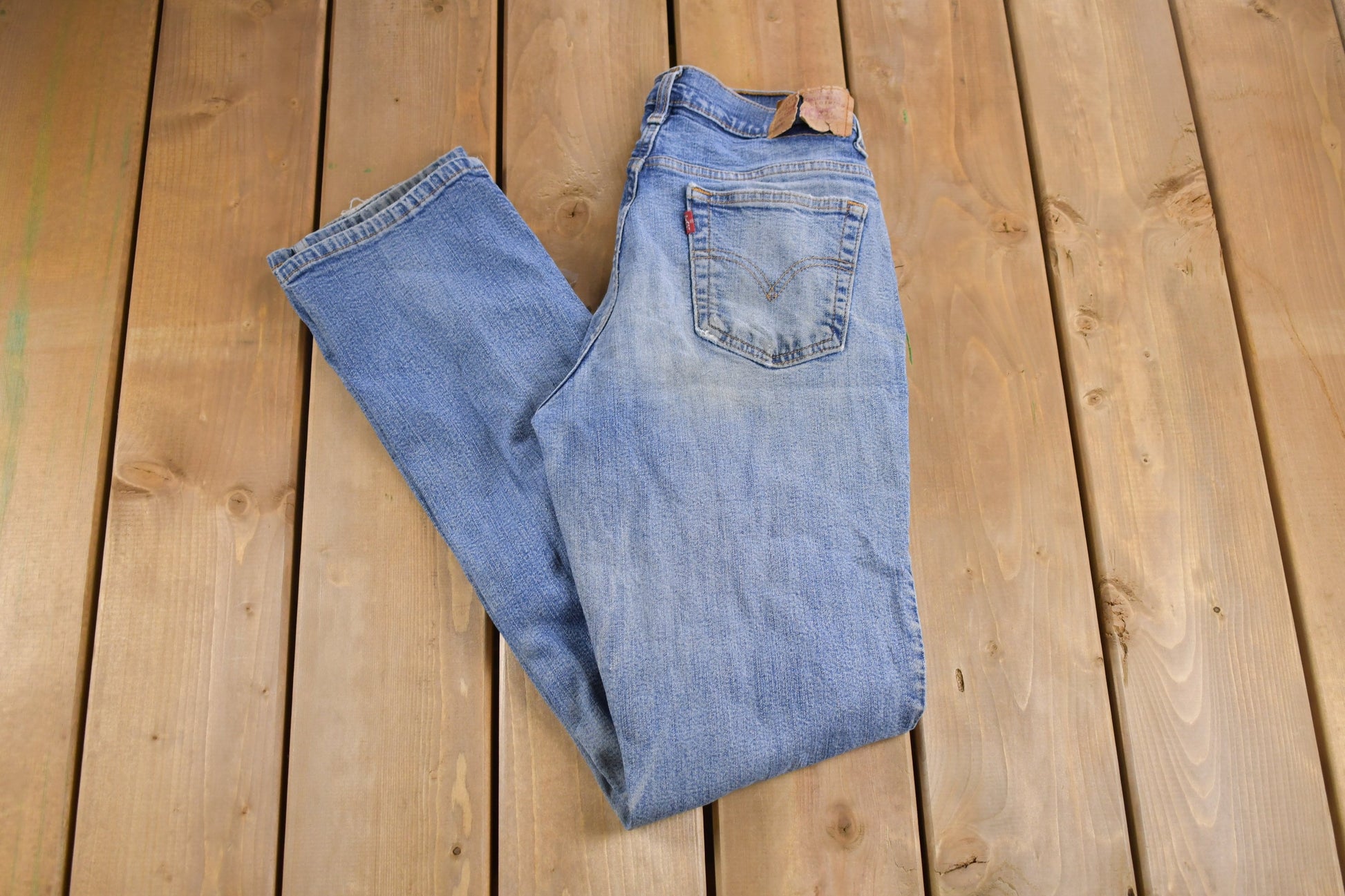 Vintage 1990s Levi's Women's 505 Red Tab Denim Jeans Size 26 x 32
