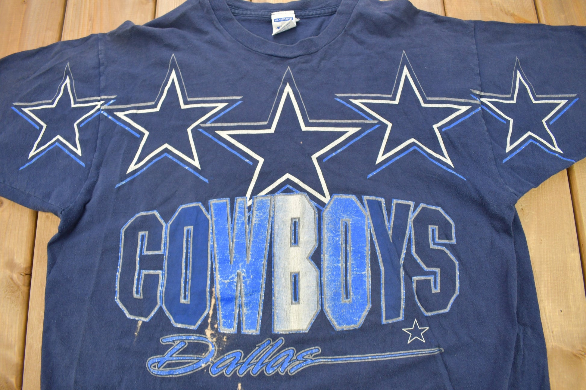 Vintage 1990s Dallas Cowboys NFL Graphic T-Shirt