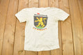 Vintage 1970s Heidelberg Germany Graphic Ringer T Shirt