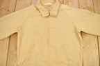 Vintage 1970s Envoy Blank Beige Windbreaker Jacket