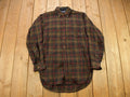 Vintage 1950s Pendleton Plaid Button Up Women's Shirt