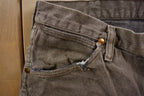 Vintage 1980s Wrangler Brown Denim Pants 36 x 30