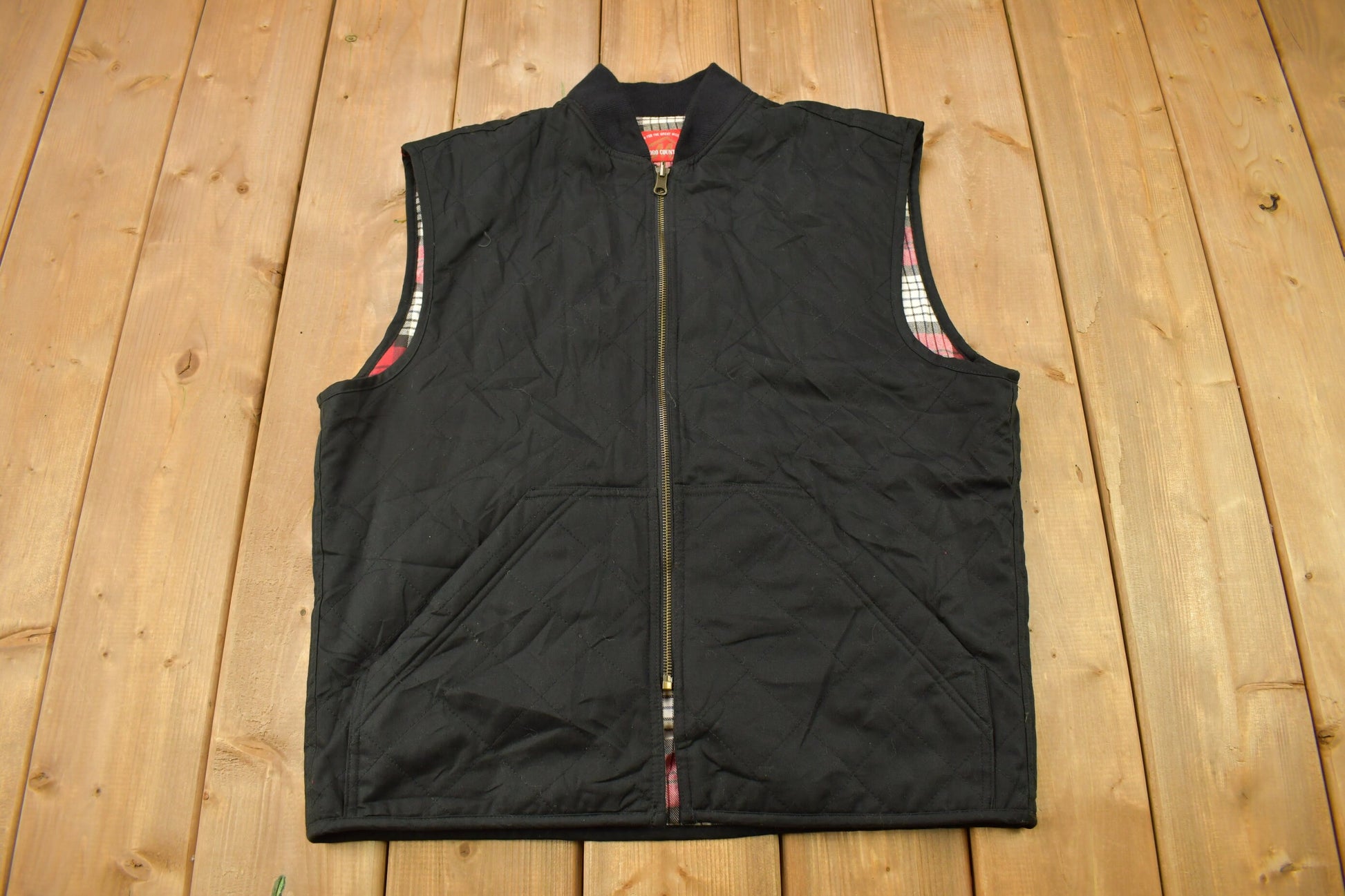 Vintage 1990s Marlboro Country Store Reversible Vest