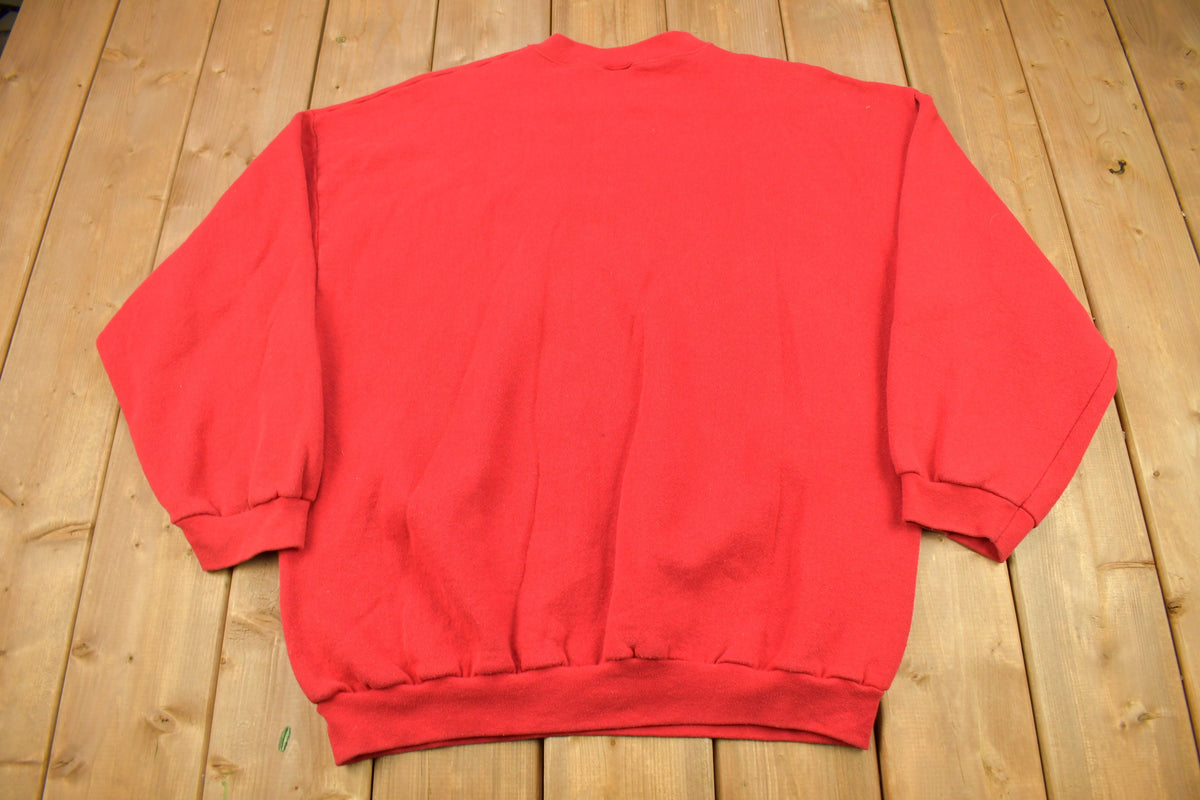 Vintage 1990s Chicago Bulls NBA Logo 7 Heavyweight Crewneck Sweatshirt