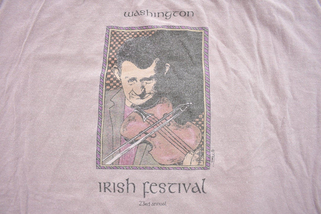 Vintage 1990s 23rd Annual Washington Irish Festival Souvenir T Shirt