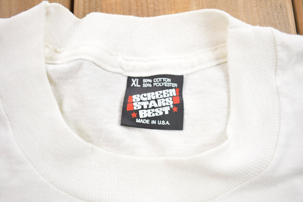 Vintage 1990 North Fond Du Lac Pride Day Run Graphic T-Shirt