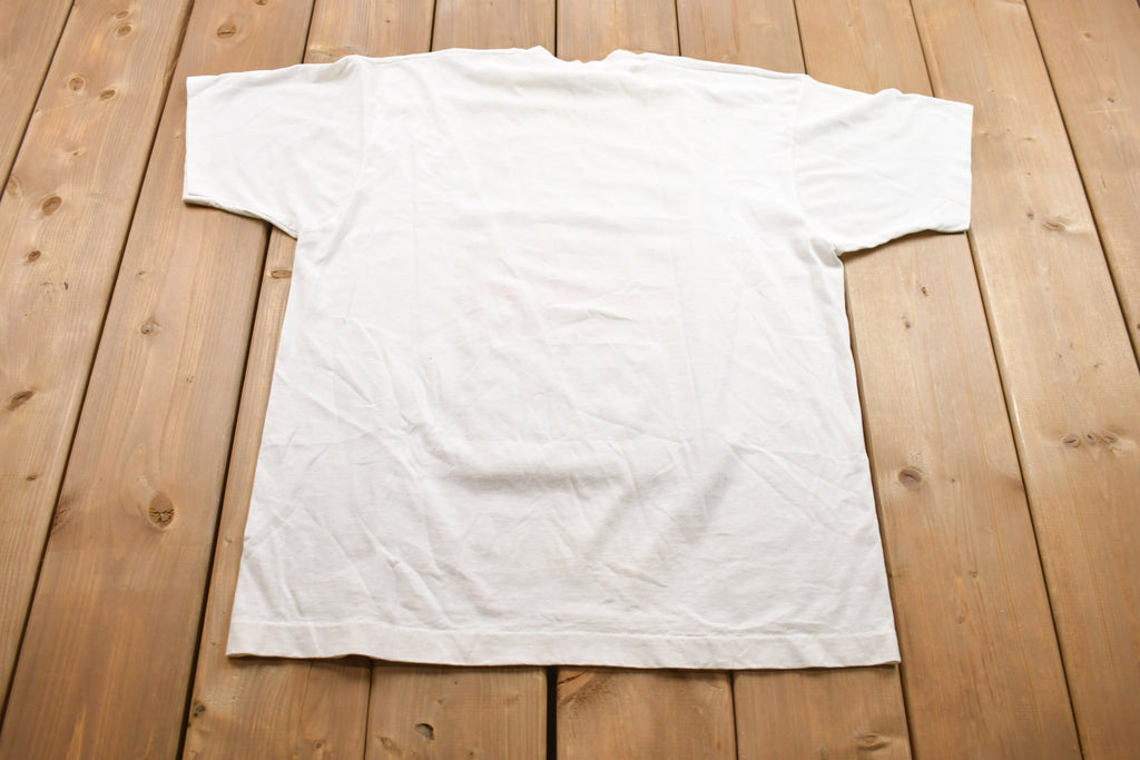 Vintage 1990 North Fond Du Lac Pride Day Run Graphic T-Shirt