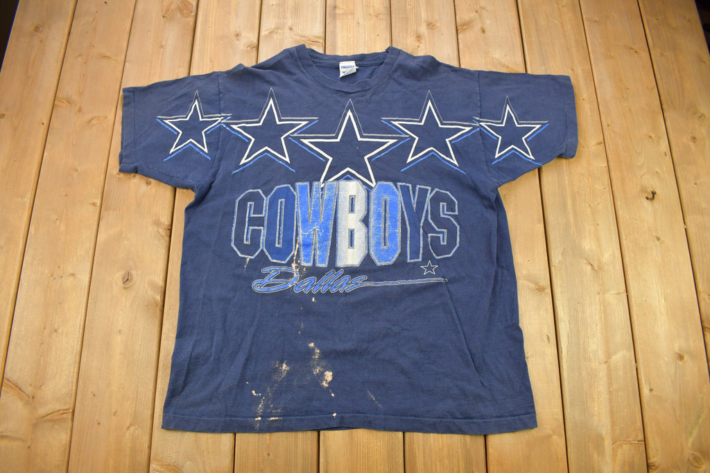 Vintage 1990s Dallas Cowboys NFL Graphic T-Shirt