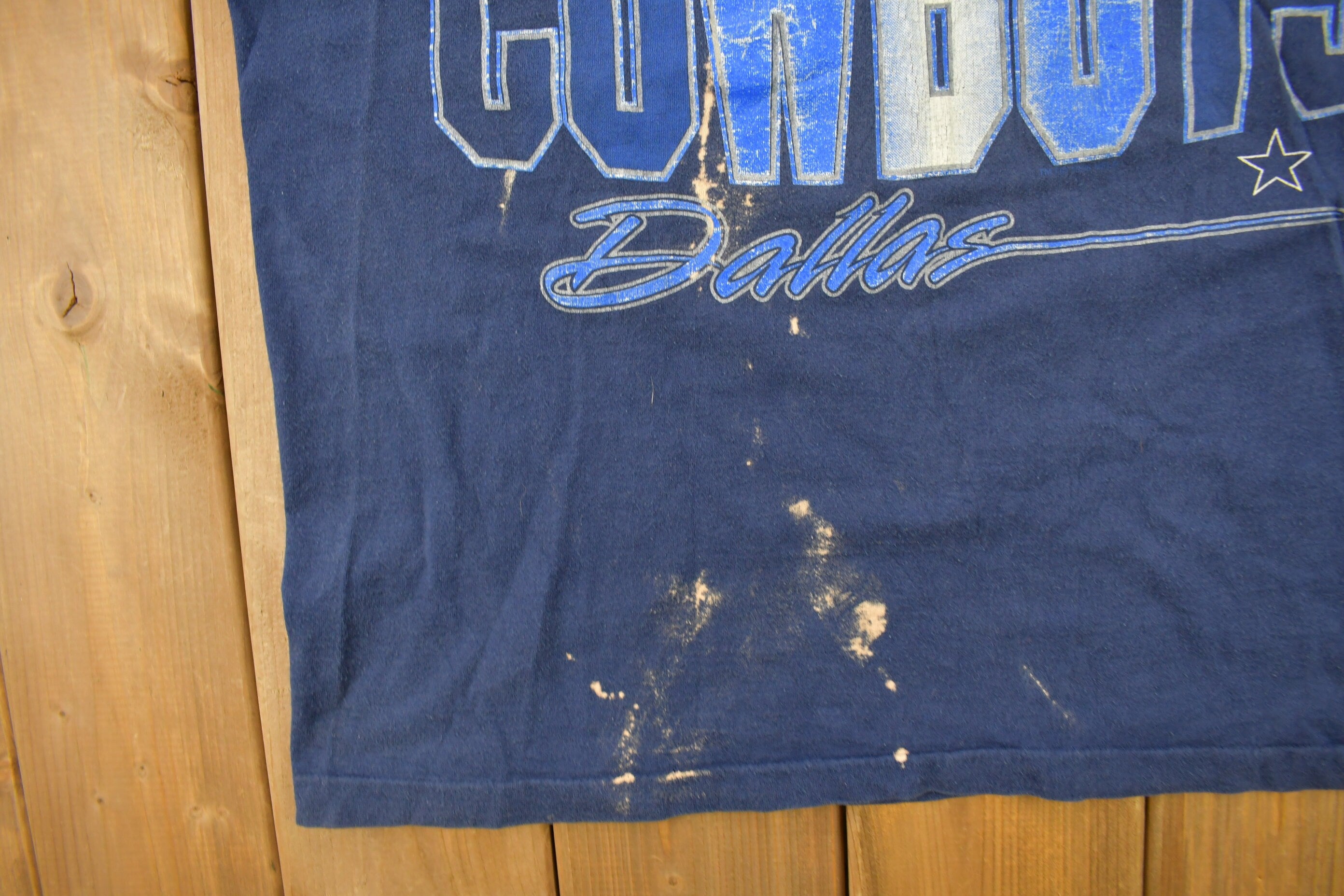 Vintage 1990s Dallas Cowboys NFL Graphic T-Shirt