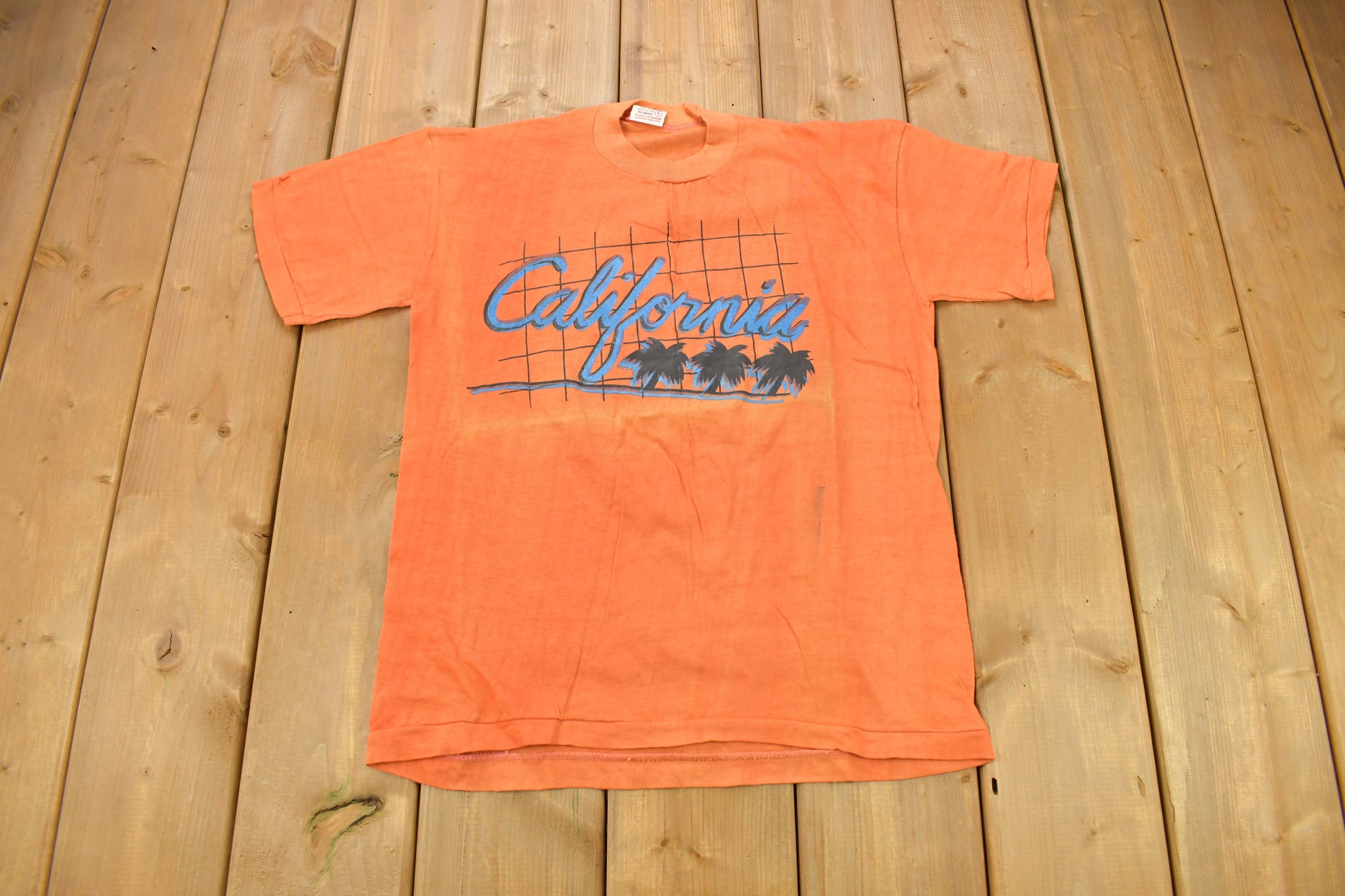 Vintage 1970s California Sun Graphic Souvenir T Shirt