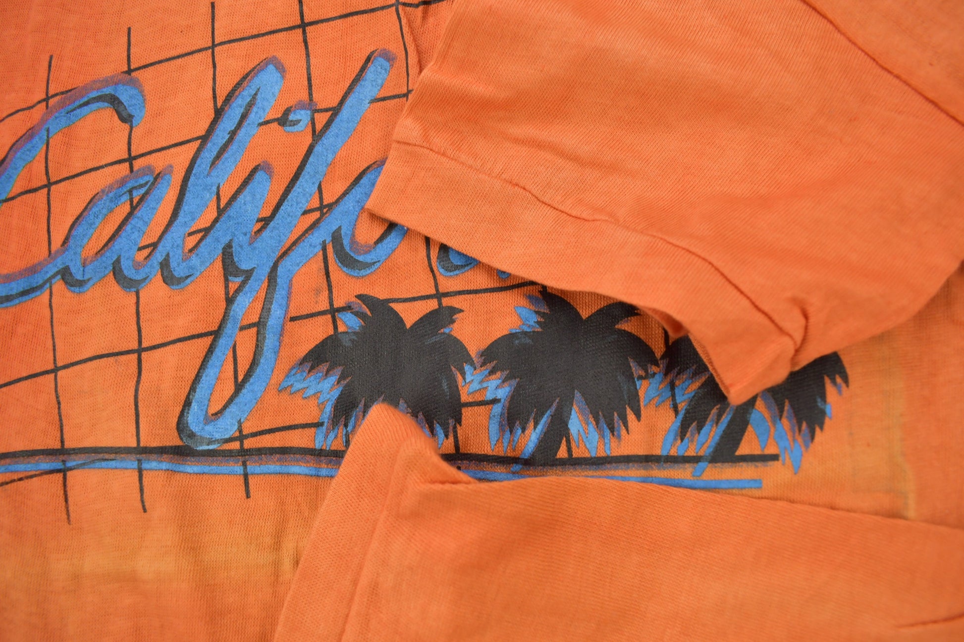 Vintage 1970s California Sun Graphic Souvenir T Shirt