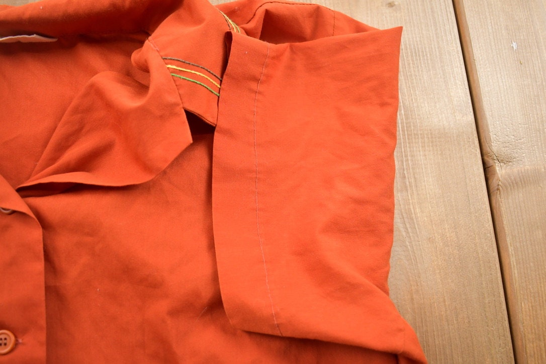Vintage 1950s King Louie Downtown Restaurant Bowling Shirt