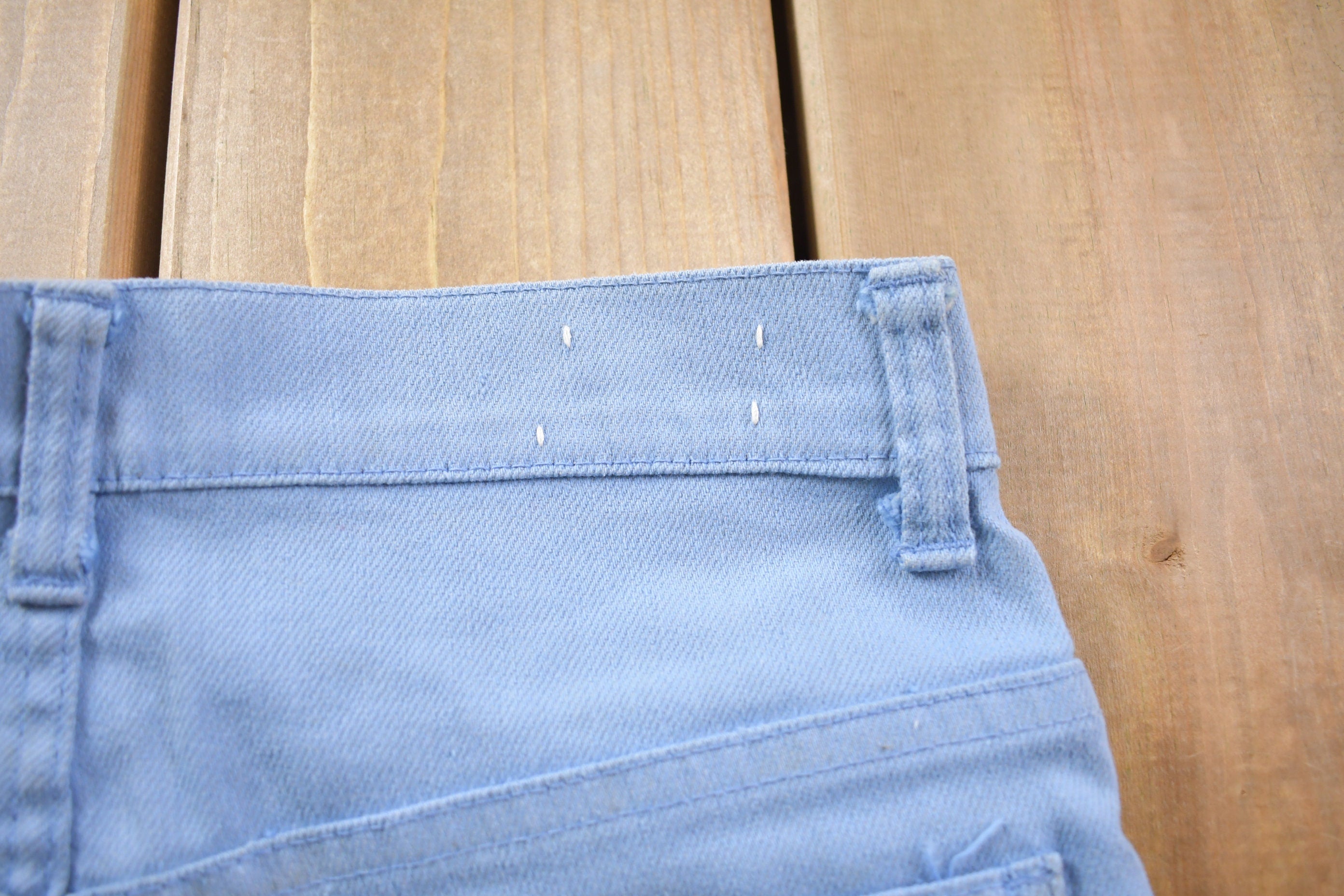 Vintage 1960s Levi's Black Tab Light Wash Jeans Size 28 x 29