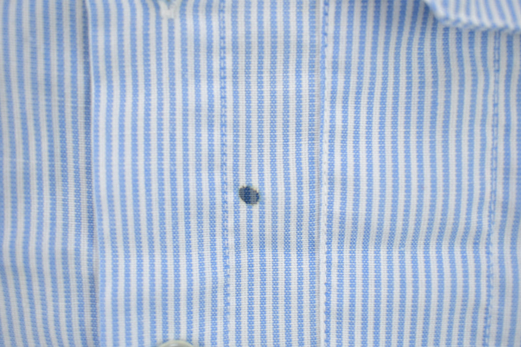 Vintage 1980s Red Kap Mr Exec Pin Striped Button Up Shirt