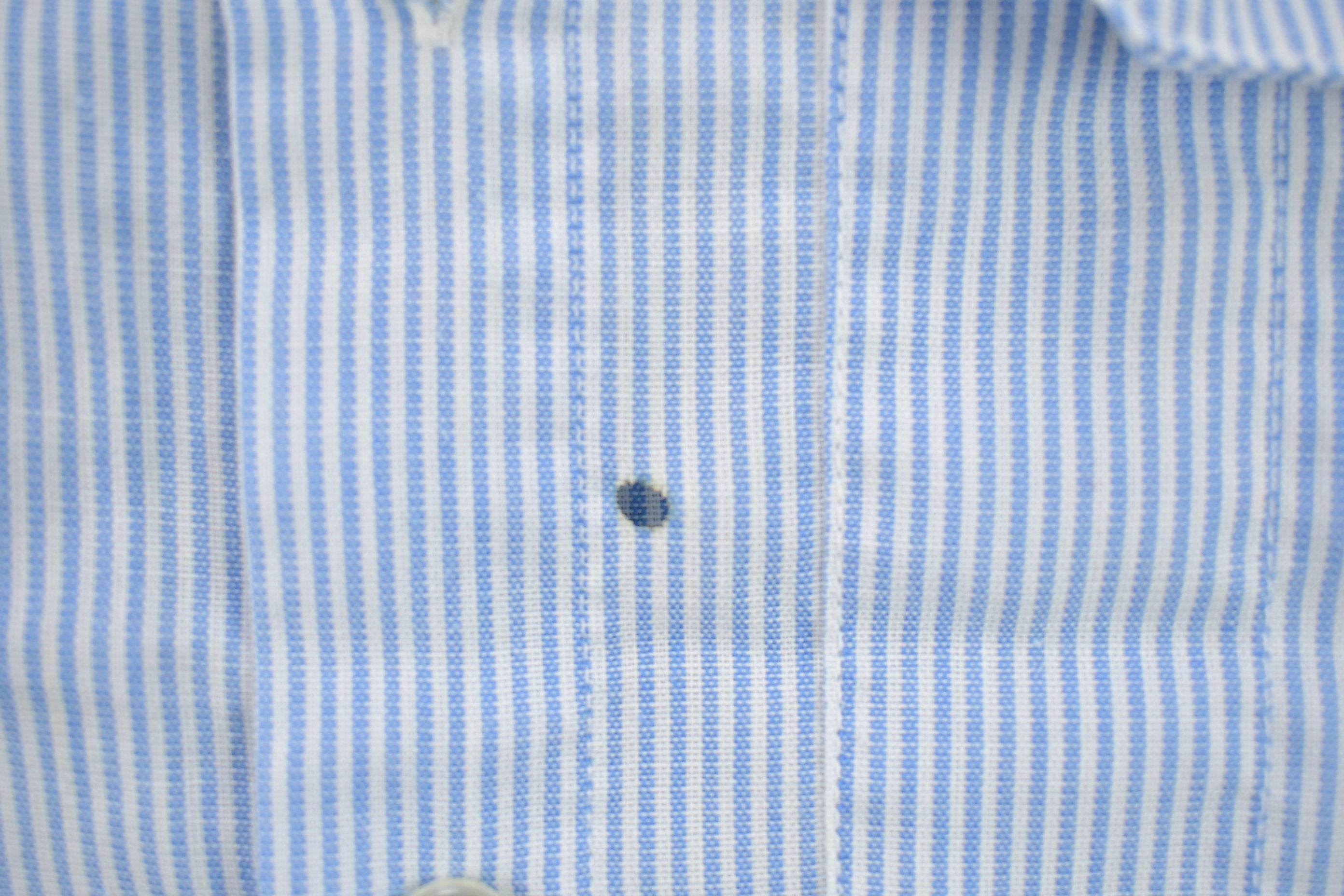 Vintage 1980s Red Kap Mr Exec Pin Striped Button Up Shirt