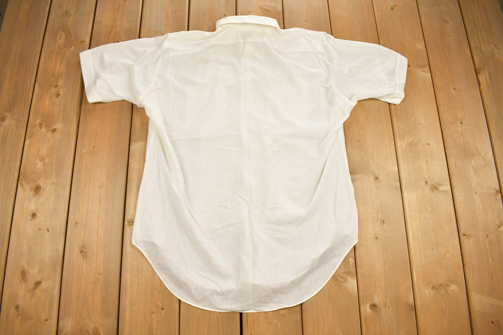 Vintage 1960s Arrow Decton Sanforized Blank Button Up Shirt