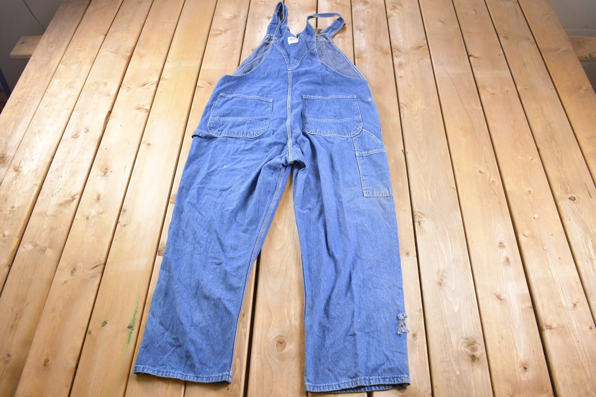 Vintage 1990s Liberty Denim Jean Overalls Size 43 x 27
