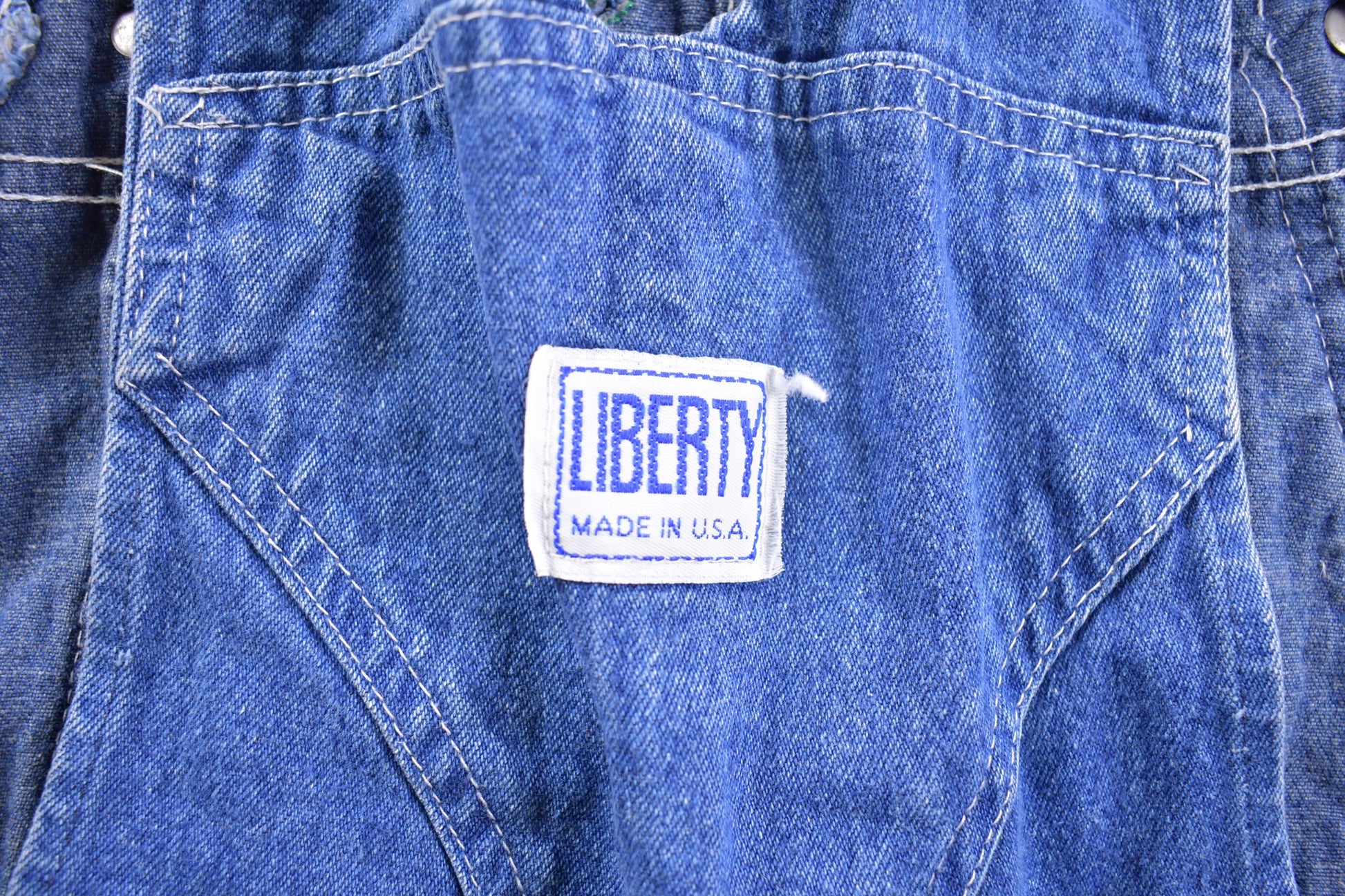 Vintage 1990s Liberty Denim Jean Overalls Size 43 x 27