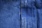 Vintage 1970s Big Smith Blue Denim Jean Overalls Size 38 x 30