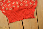 Vintage 1940s Rugby Sportswear Knitting Mills Knit V Neck Sweater