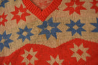 Vintage 1940s Rugby Sportswear Knitting Mills Knit V Neck Sweater