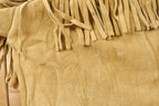 Vintage 1960s Golden Bear Fringe Leather Jacket
