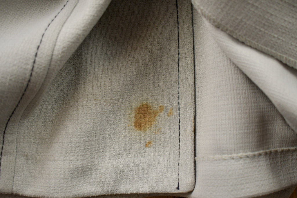 Vintage 1970s Blank Grey Button Up Shirt