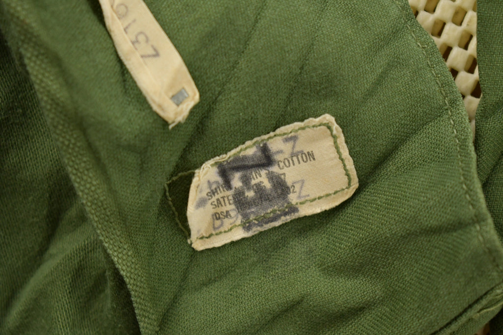 Vintage 1967 OG-107 US Air Force Military Sateen Shirt