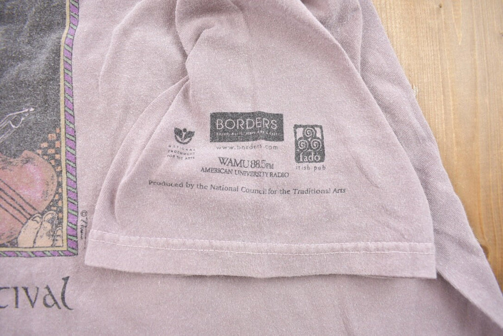 Vintage 1990s 23rd Annual Washington Irish Festival Souvenir T Shirt