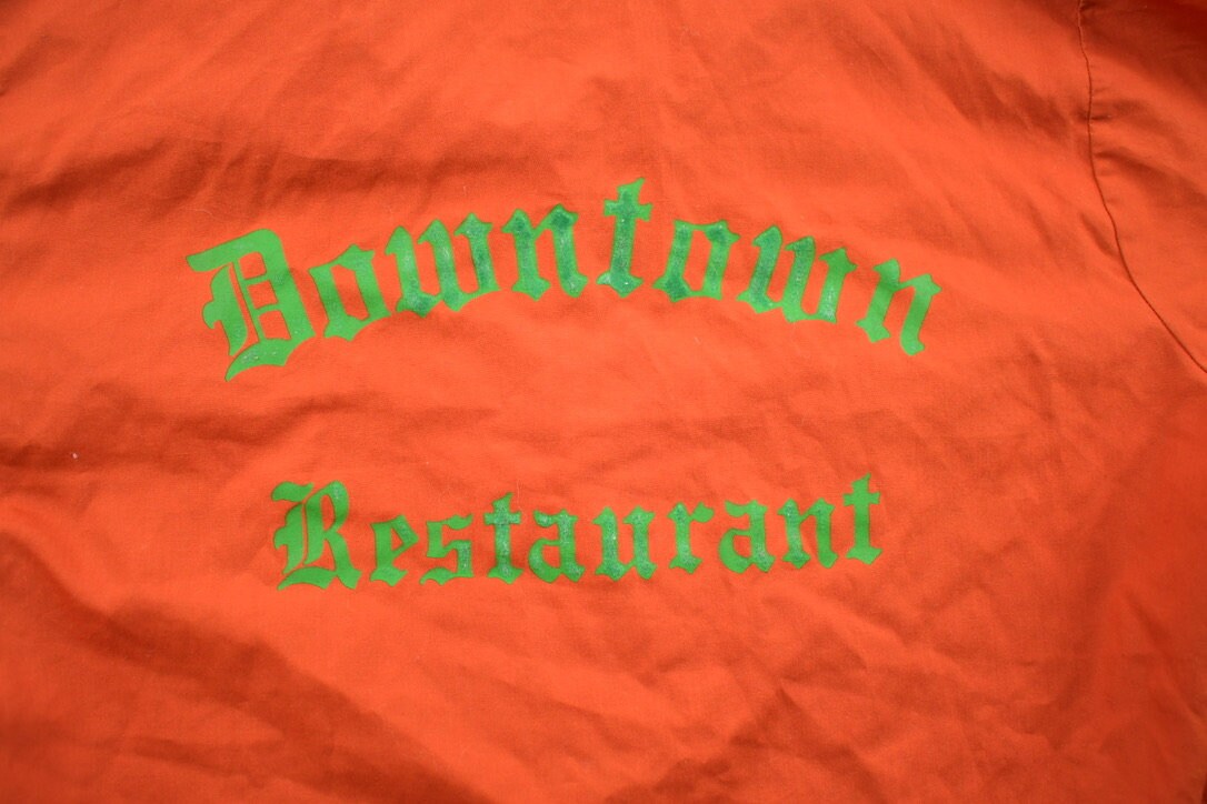 Vintage 1950s King Louie Downtown Restaurant Bowling Shirt