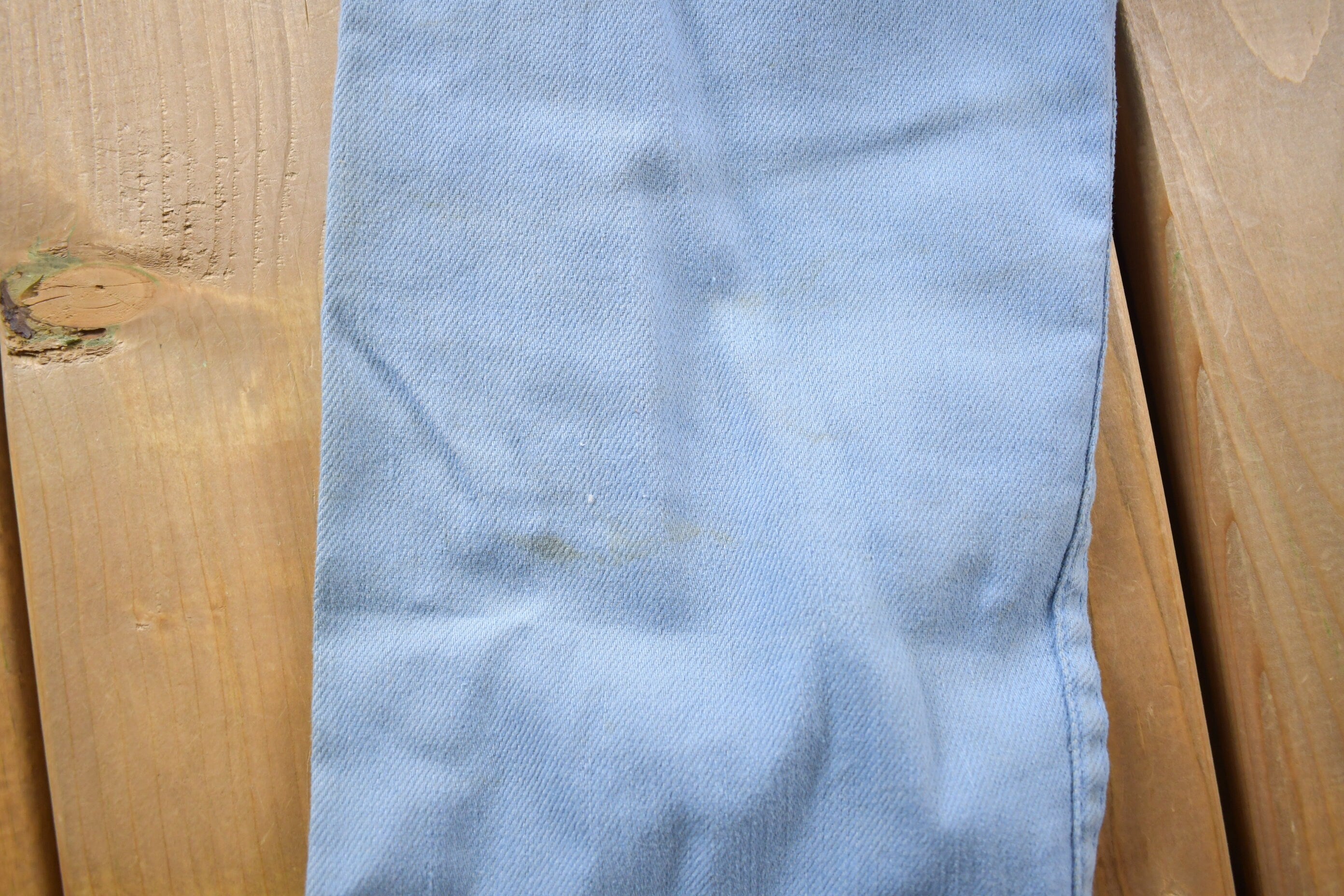 Vintage 1960s Levi's Black Tab Light Wash Jeans Size 28 x 29