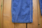 Vintage 1970s Big Smith Blue Denim Jean Overalls Size 39 x 29
