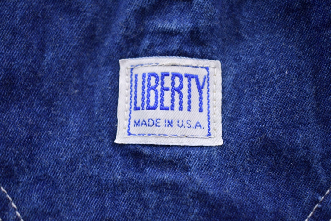 Vintage 1990s Liberty Denim Jean Overalls Size 36