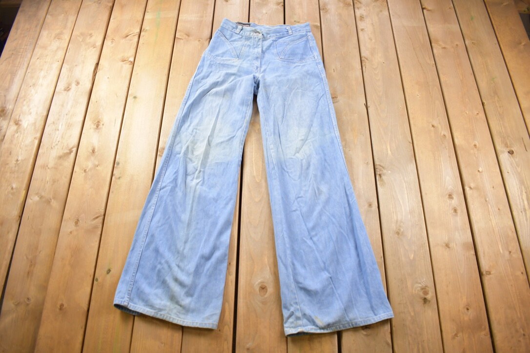 Vintage 1970s FoxMoor Bell Bottom Jeans Size 28 x 32.5