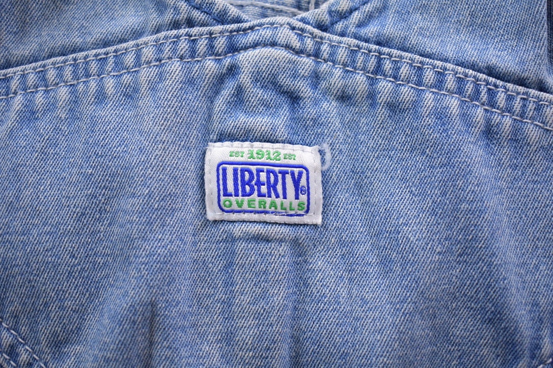 Vintage 1990s Liberty Denim Jean Overalls Size Medium