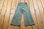 Vintage 1970s Bit And Pieces Youth Bell Bottom Trousers Size 22 x 22.5
