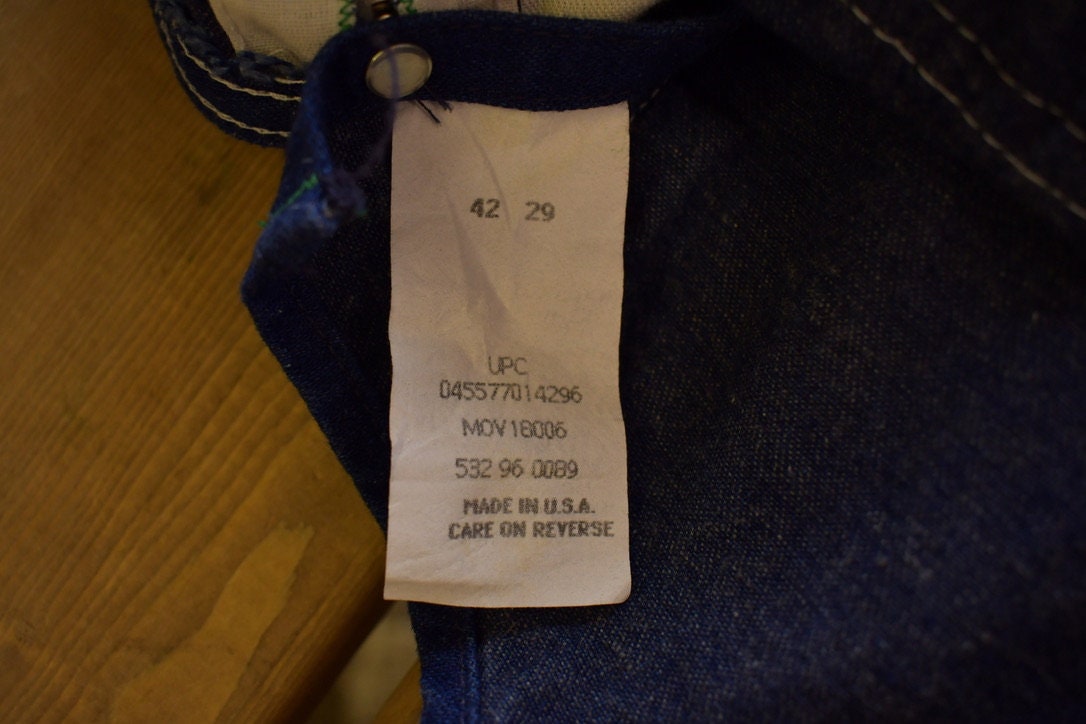 Vintage 1990s Liberty Jean Overalls Size 42