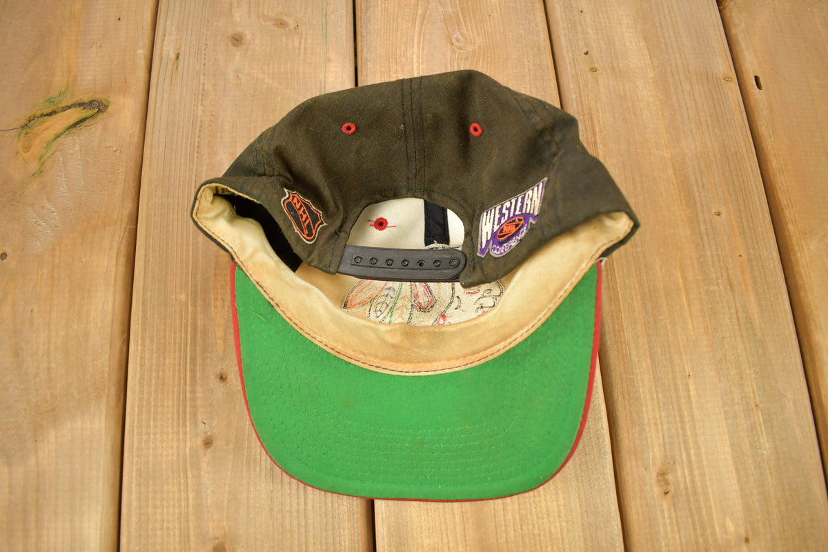 Vintage 1990s Chicago Blackhawks NHL Sports Specialties Snap Back Hat
