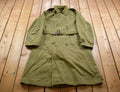 Vintage 1953 OG 107 Military Overcoat Army Trench Coat