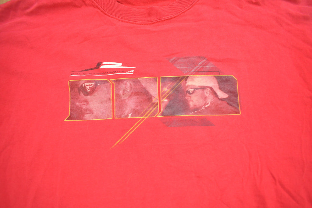 Vintage 1990s Dale JR #8 NASCAR Racing  T-Shirt