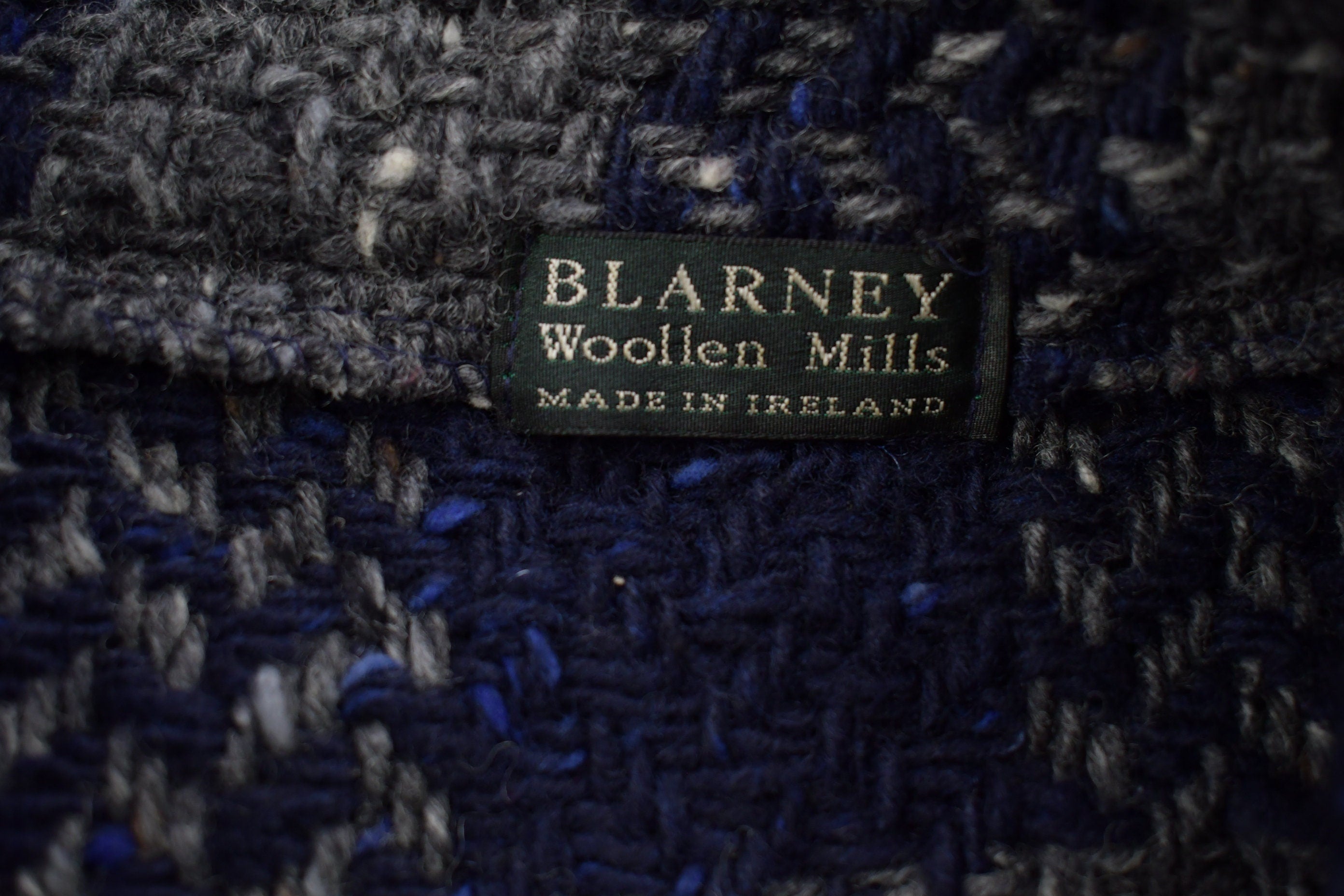 Vintage 1990s 100% Wool Knit Plaid Sweater Vest