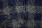 Vintage 1990s 100% Wool Knit Plaid Sweater Vest