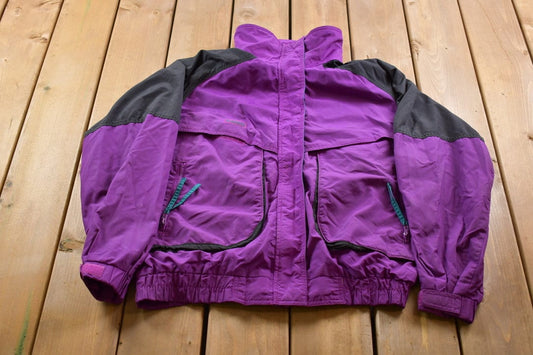 Vintage 1990s Purple Columbia Sportswear Womens Ski Jacket / Streetwear / Light Jacket / Vintage Ski Jacket / Powder Keg