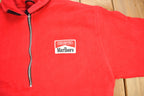 Vintage 1980s Marlboro Unlimited Reversible Quarter Zip Fleece Sweater