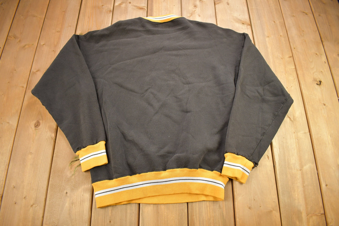 Vintage 1990s Pittsburgh Steelers NFL Crewneck Sweatshirt / Legends / Embroidered / Sportswear / Athleisure / Made In USA